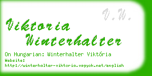 viktoria winterhalter business card